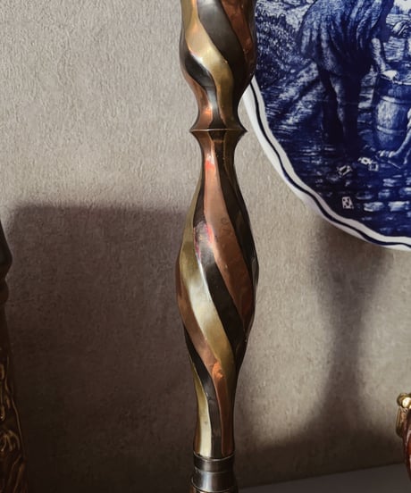 【チェコ蚤の市】 真鍮製 vintage candle stand 🇮🇳