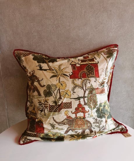 oriental cushion cover🇮🇳   White 50×50