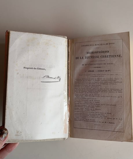 【フランス蚤の市】antique book