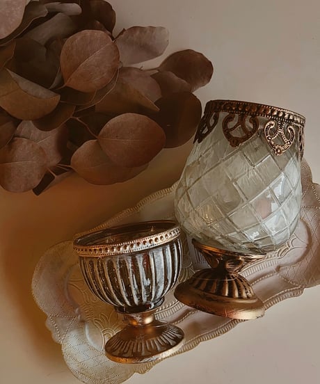 candle glass pot