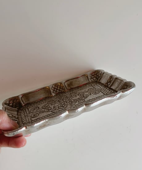 shabbysilver  mini tray