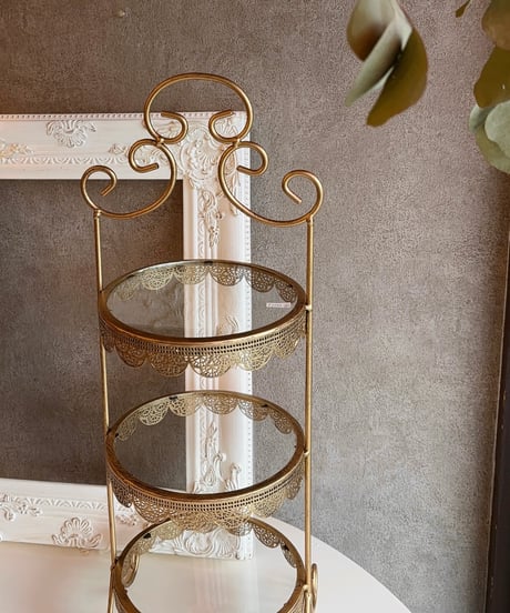 iron×glass  display tray