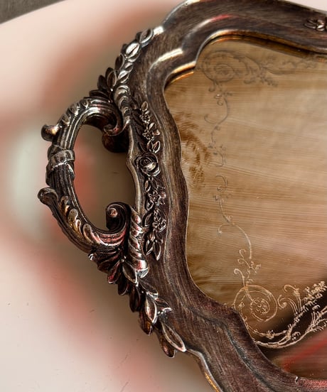 decorative mirror tray