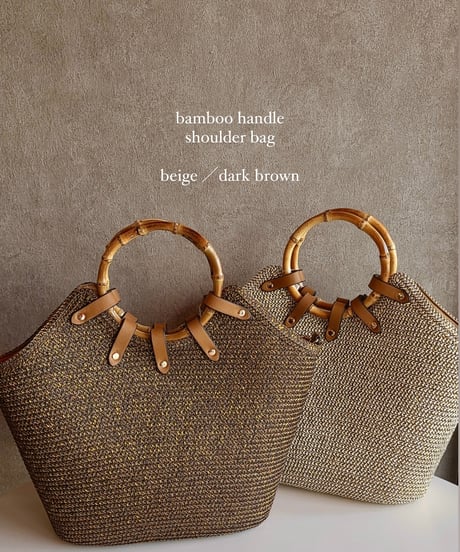 bamboo handle tote bag