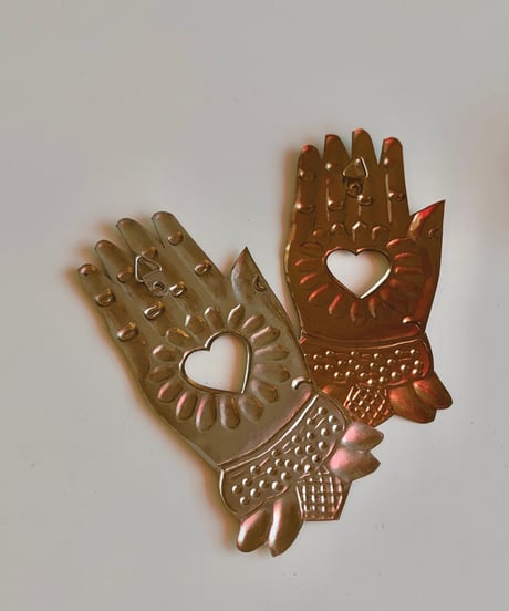 ornament hand 🇮🇳  gold／silver