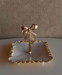 mariage ribbon tray   square