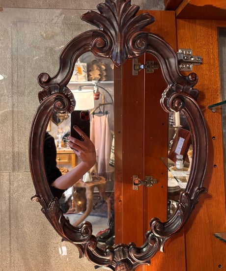 decorative mirror  oval