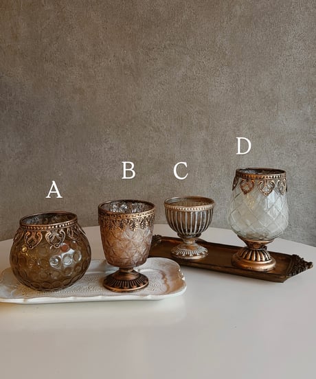 candle glass pot