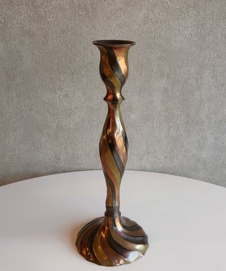 【チェコ蚤の市】 真鍮製 vintage candle stand 🇮🇳
