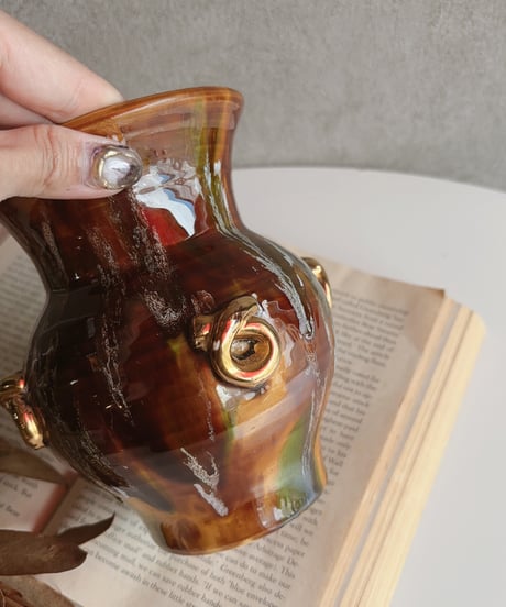 【フランス蚤の市】 陶器のヴィンテージ花瓶🇫🇷