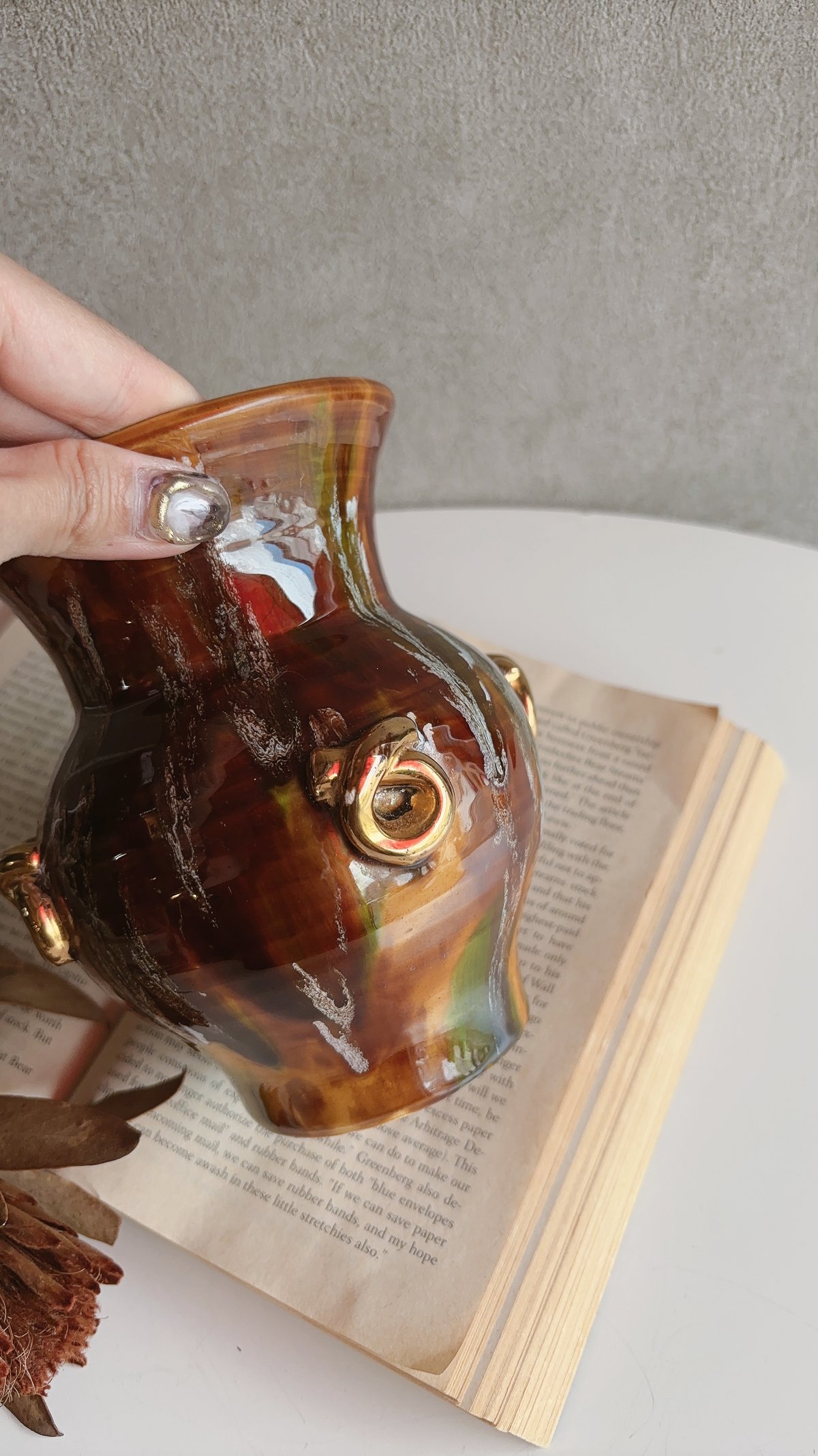 フランス直輸入／蚤の市】 陶器のヴィンテージ花瓶🇫🇷 | aldee :k