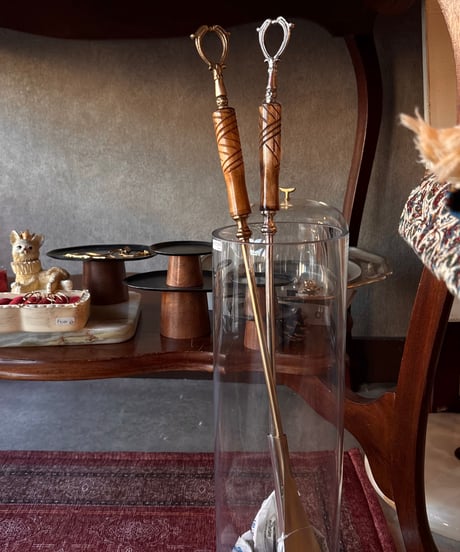 真鍮×天然木製 靴べら shoeshorn