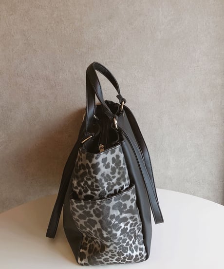 A4対応 7Pocket  tote bag     [animal]