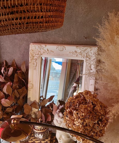 decoration wood mirror