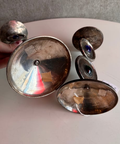 【スペイン蚤の市】 真鍮製candle stand  1960〜70年もの