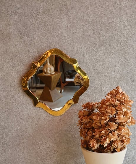 真鍮製 Moroccan wall mirror🇲🇦  wave