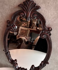 decorative mirror  oval