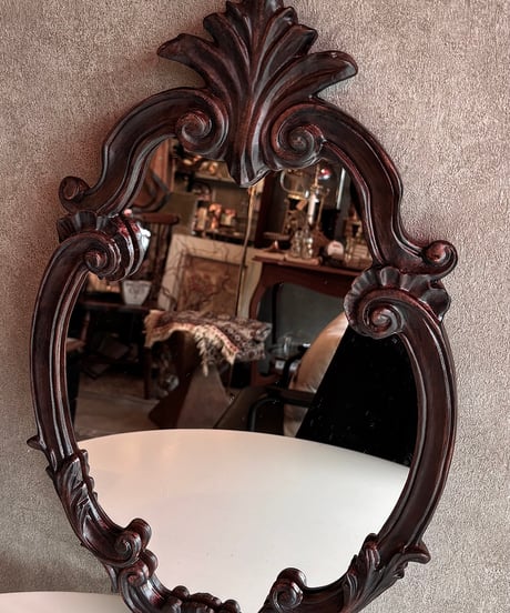 decorative mirror  oval