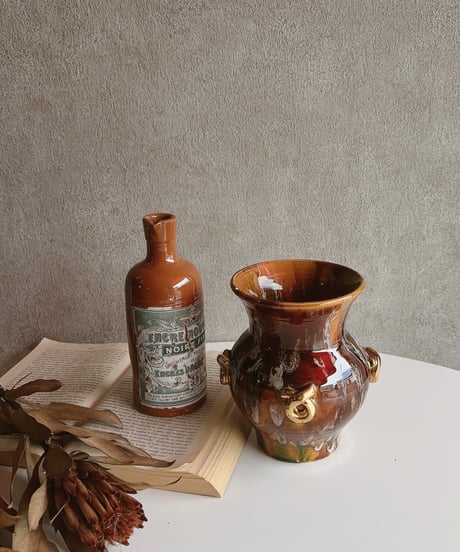 【フランス蚤の市】 陶器のヴィンテージ花瓶🇫🇷