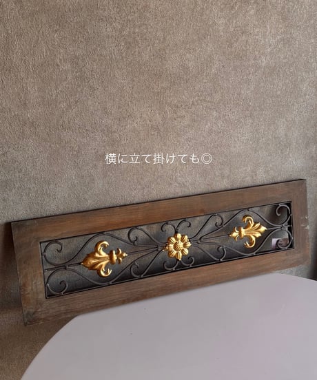 interior wood×iron walldecor