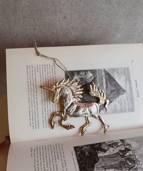 unicorn ornament🇮🇳  gold／silver