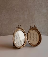 真鍮製 photo frame 🇮🇳  oval
