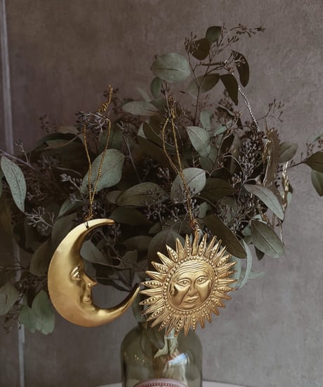 moon ornament🇮🇳  gold／silver