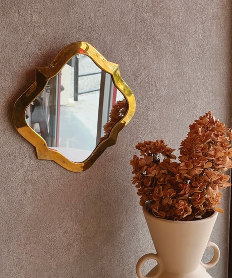真鍮製 Moroccan wall mirror🇲🇦  wave