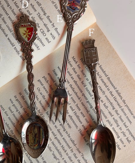 【フランス蚤の市】vintage cutlery  spoon &fork