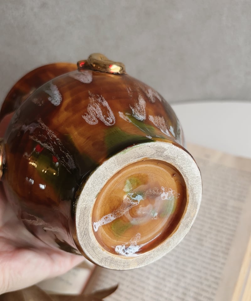 フランス製 貴重品 【アンティーク フランス蚤の市で購入 陶器 レトロ】