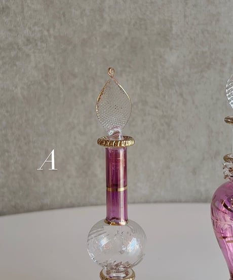 Egypt perfume glass bottle 🇪🇬  pinkpurple