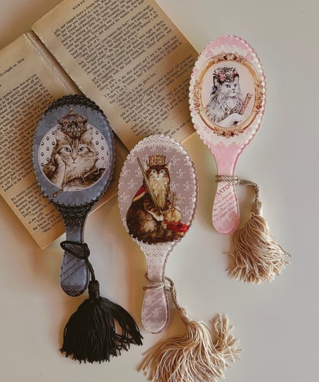 SeverinePineaux  cat handmirror