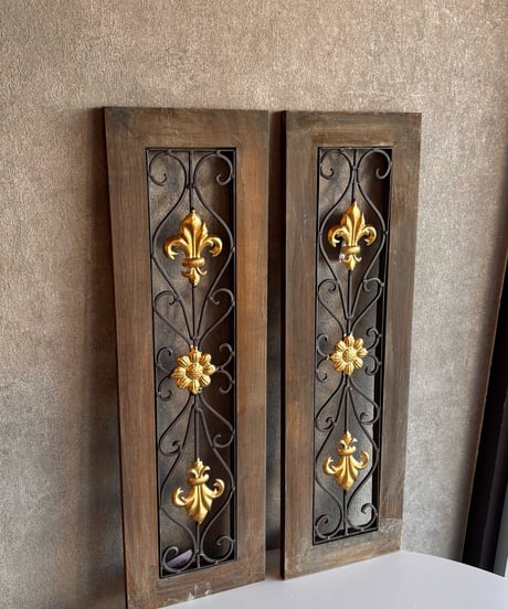 interior wood×iron walldecor