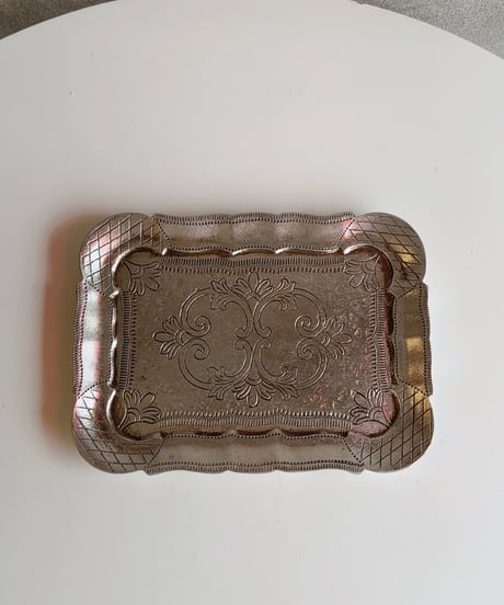 shabbysilver  square tray