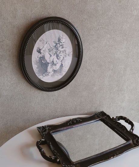 handle mirror tray