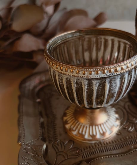 candle glass pot