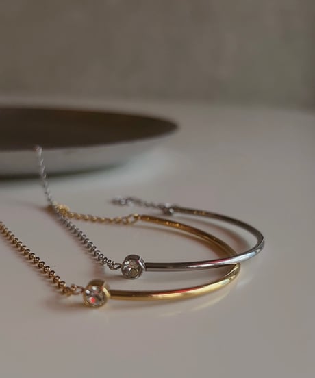 stainless rhinestone bracelet