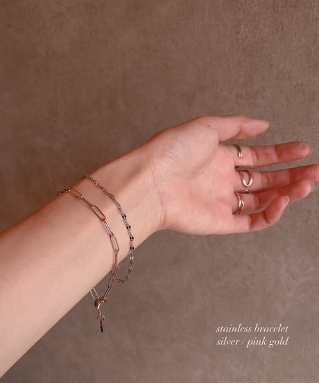 stainless chain bracelet