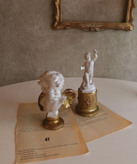 骨董仕上げ angel ornament   (stand)