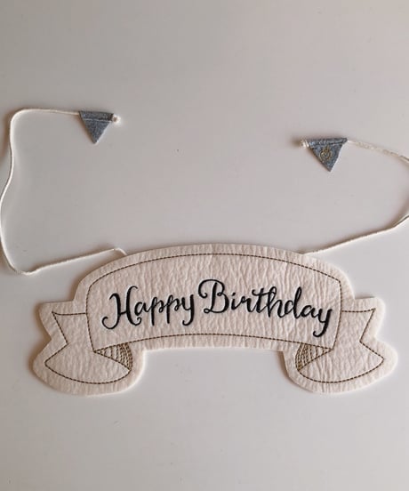 インド産 banner garland  [Happy Birthday] 🇮🇳