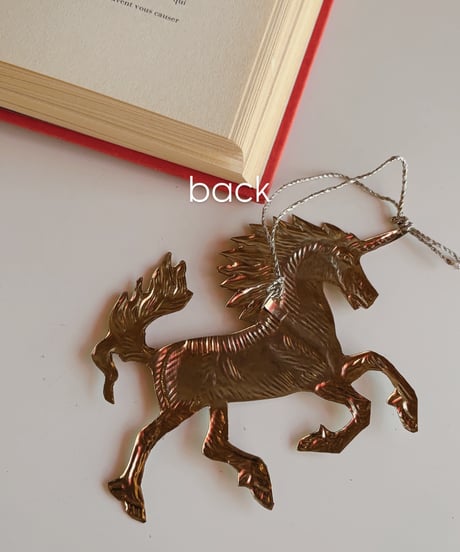 unicorn ornament🇮🇳  gold／silver