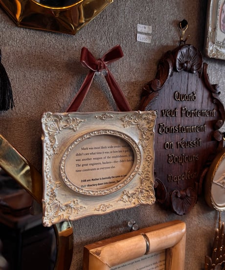 VELVETribbon photo frame