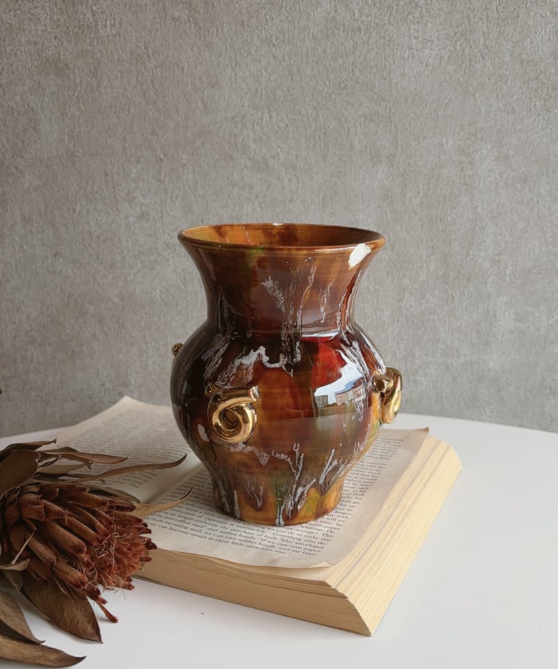 フランス直輸入／蚤の市】 陶器のヴィンテージ花瓶🇫🇷 | aldee :k