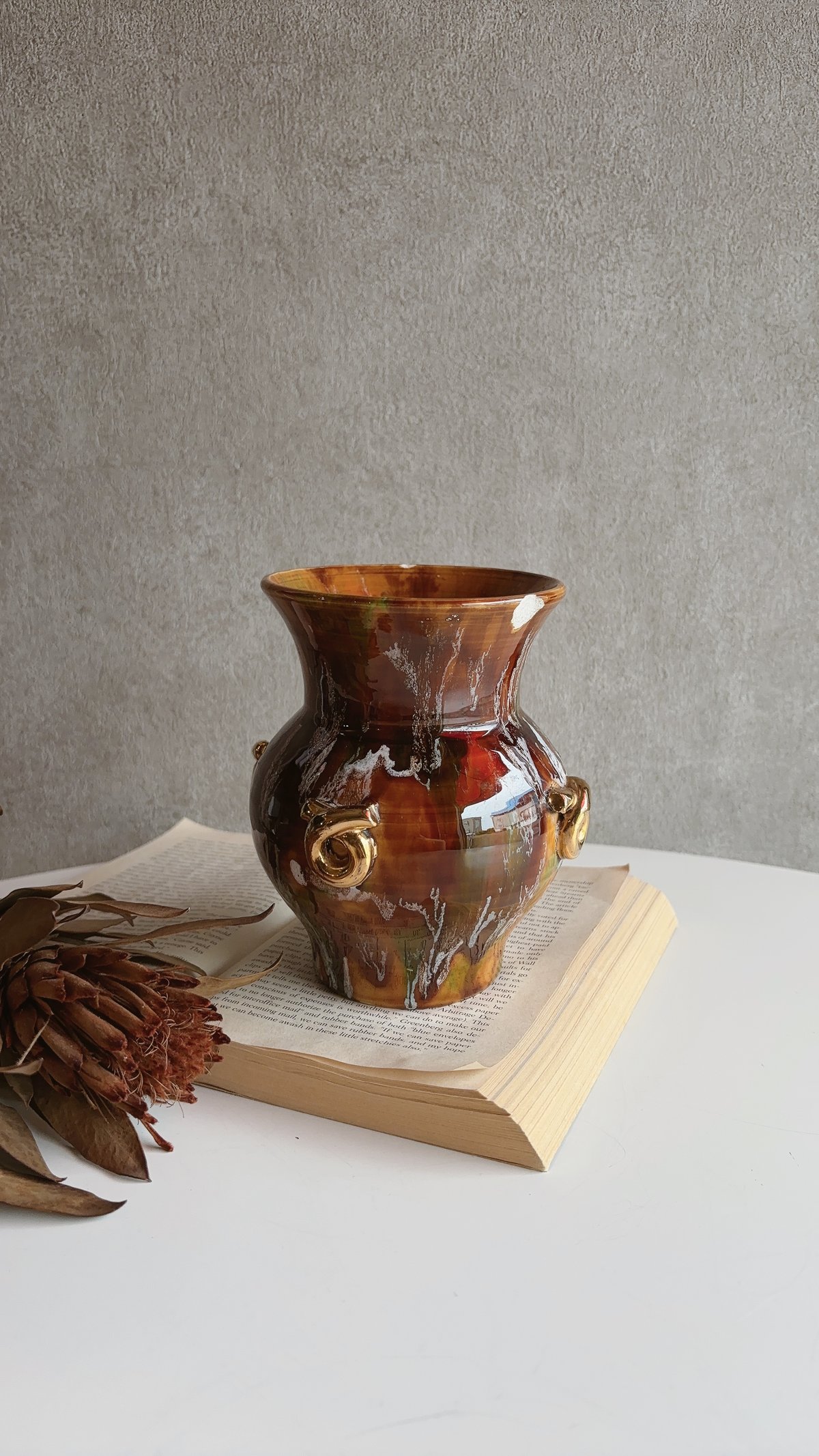 フランス直輸入／蚤の市】 陶器のヴィンテージ花瓶🇫🇷 | aldee :k