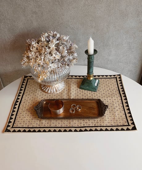 コットン製 blockprint luncheon mat 🇮🇳