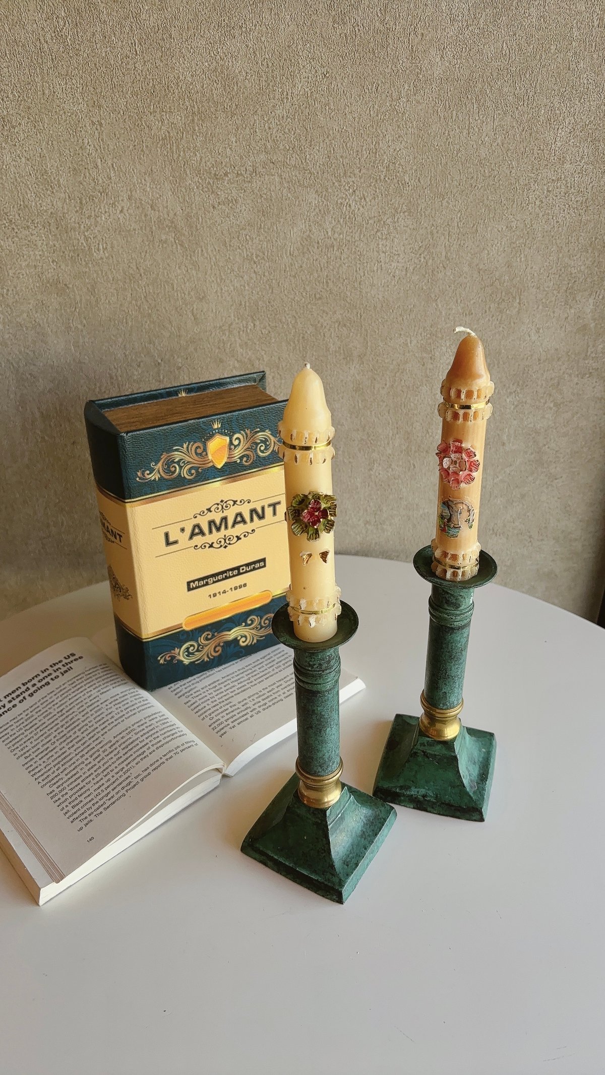 フランス蚤の市】vintage candle stand 🇫🇷 | aldee :k