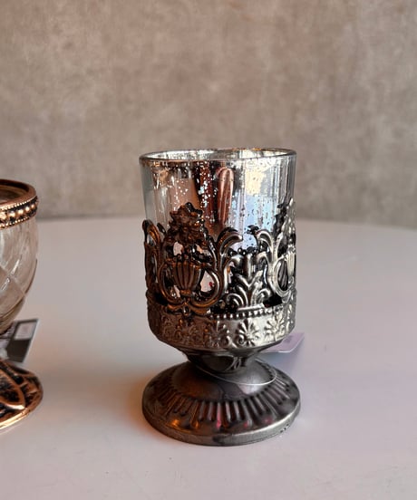 candle glass pot