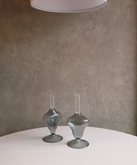 フラワーベース   smoky grey