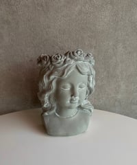 胸像プランター   long hair