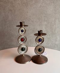 【スペイン蚤の市】 真鍮製candle stand  1960〜70年もの